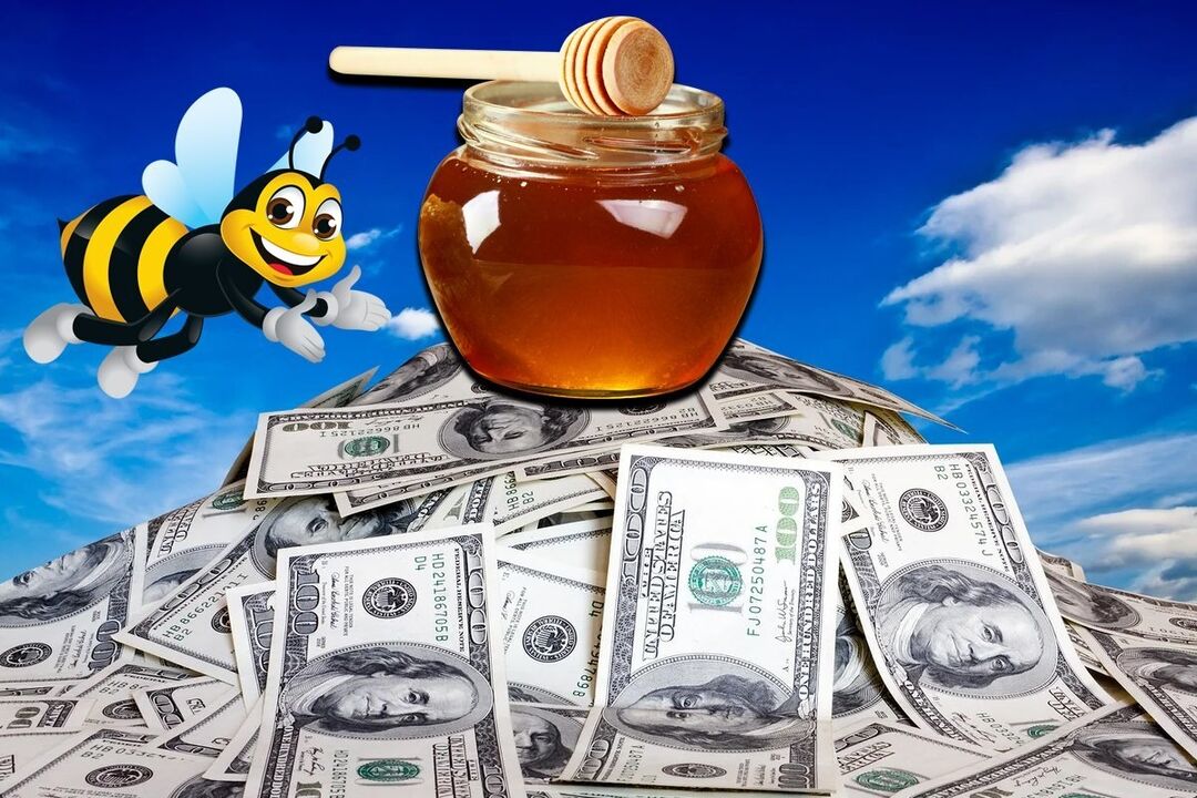 Honey glow to attract money
