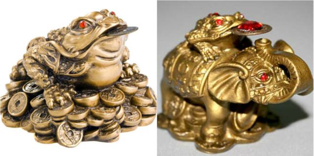 Good luck amulet toad