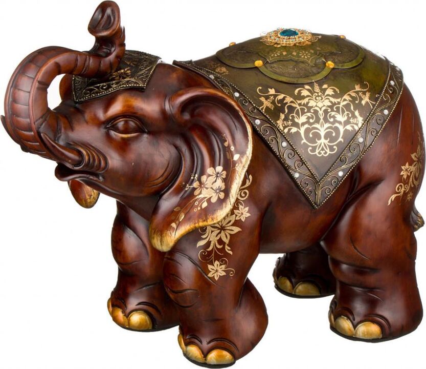 Elephant figure as an amulet of luck